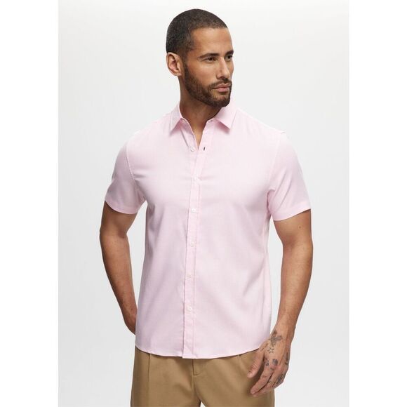 ✨Julian & Mark ANDREW PALE PINK SZ LARGE SHIRT✨ - Picture 1 of 10